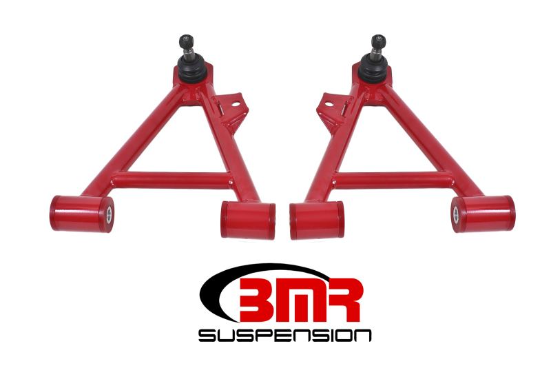 Ford Mustang Control Arms - Lower - BMR Suspension - Non-Adj. A-Arms (Coilover Only) w/ Tall Ball Joint (Polyurethane) - Red - `94-`04 Ford Mustang Control Arms - Lower - BMR Suspension - Non-Adj. A-Arms (Coilover Only) w/ Tall Ball Joint (Polyurethane) - Red - `94-`04